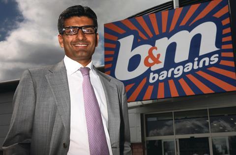 Simon Arora, chief executive of B&M.