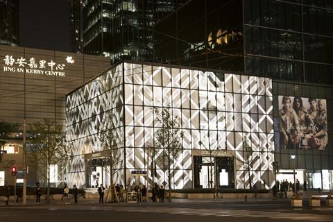 Burberry store in Shanghai