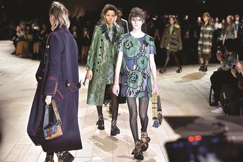 Burberry catwalk