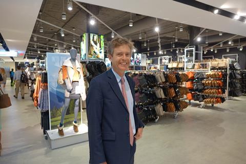 George Weston in the Primark store in Boston
