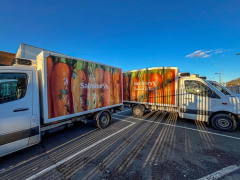 Sainsbury's vans