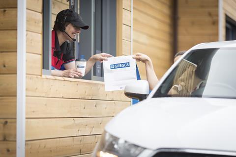 Greggs drive through