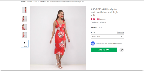 Asos product