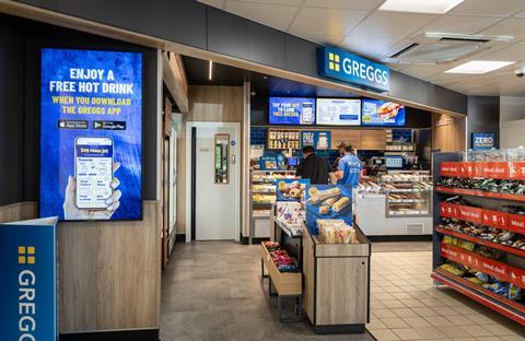 Greggs Cobham store interior