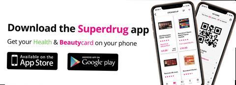 Superdrug app
