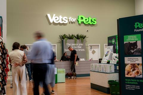Vet service at Pets at Home Brentford store