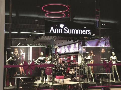 One of Ann Summer's new stores