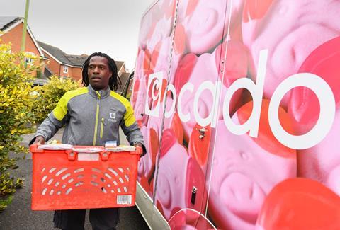 Ocado  delivery driver