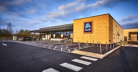 Aldi store exterior_