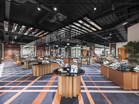 Interior of Flannels Blanchardstown store in Dublin