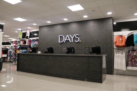 The cash desk at Days