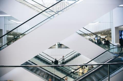 Three-floor shopping experience