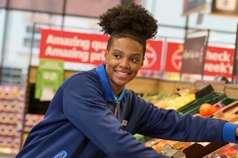 Aldi staff worker