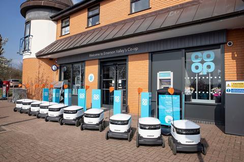 Co-op Milton Keynes robots