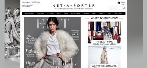 Net a porter website