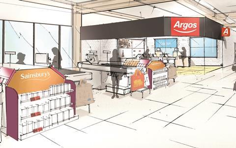 Argos is piloting branches in Sainsbury's stores