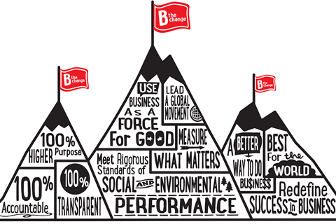 Danone B Corp illustration