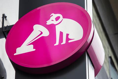 hmv sign