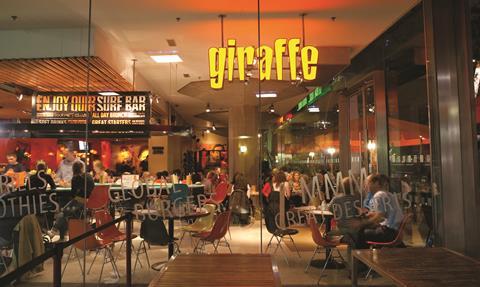 Tesco acquired the restaurant chain Giraffe in 2013