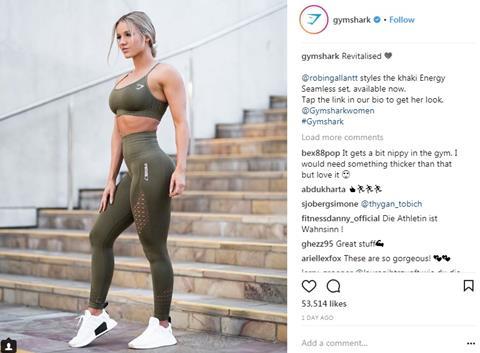 Gymshark insta