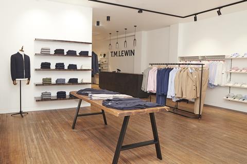TM Lewin Flagship Interior