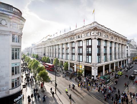 Selfridges Oxford Street Photo Credit Andrew Meredith