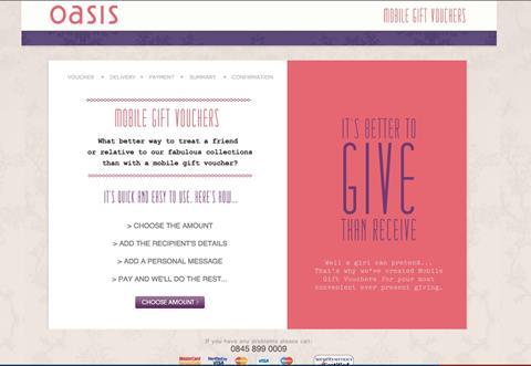 E-vouchers can be delivered quickly