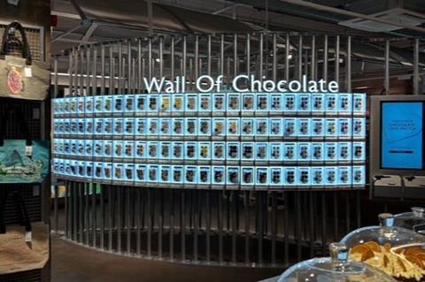 Hotel Choc Wall of chocolate