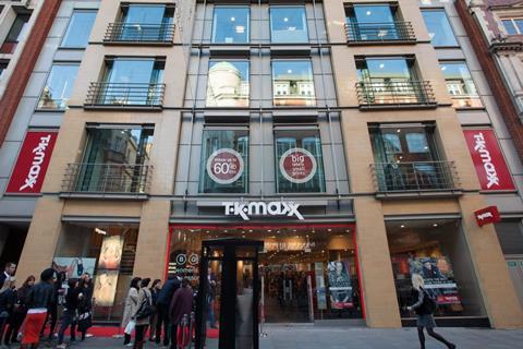 TK Maxx store, central London