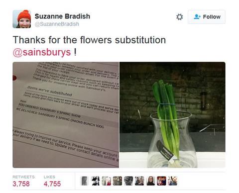 Sainsbury s Spring onions substitution