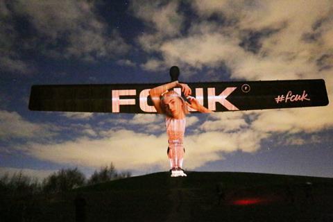 French Connection Projection Angel of the North