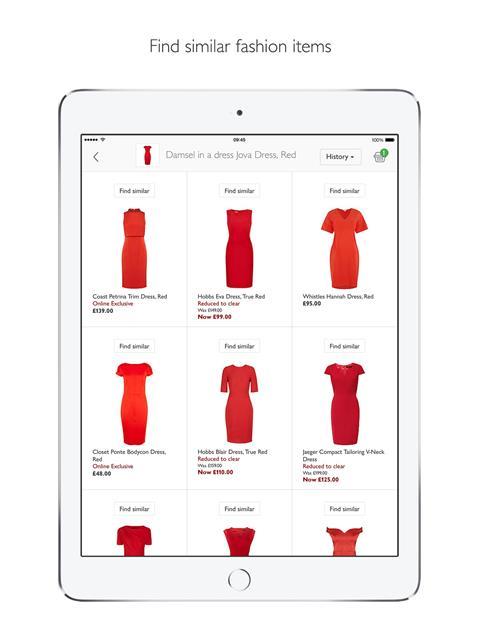 John Lewis has partnered with Cortexica to create a visual search tool for its online fashion offer