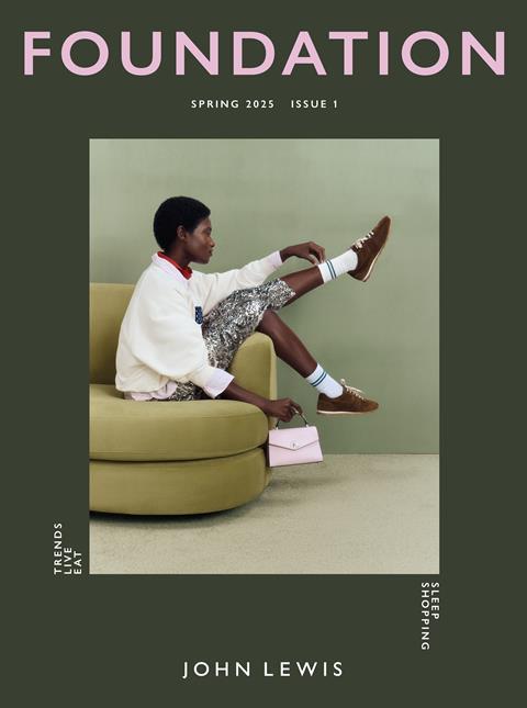 The cover of John Lewis' Foundation home magazine