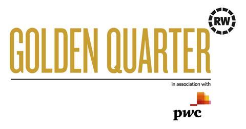 Golden quarter PwC logo