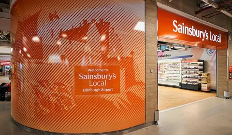 Sainsbury's Local in Edinburgh Airport