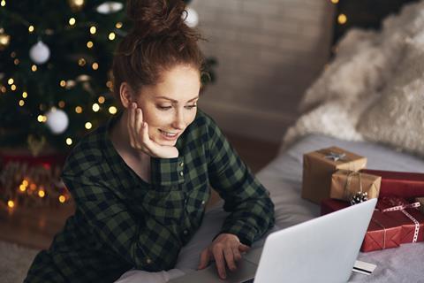 Christmas shopping online