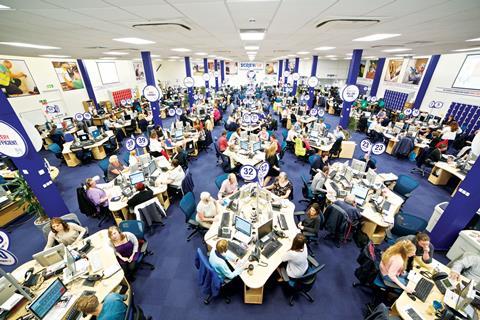 View of the contact centre