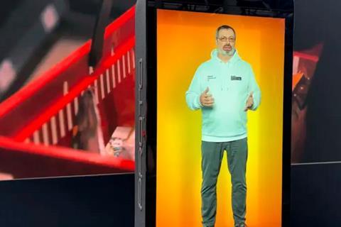 Rewe Group 3D hologram