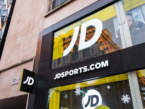 JD Sports store exterior