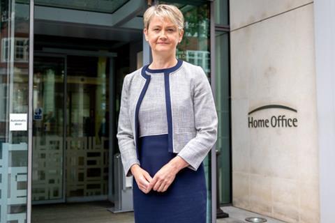 Home secretary Yvette Cooper