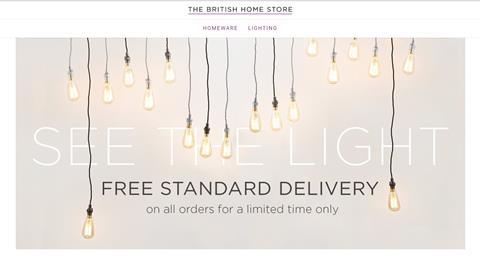 BHS relaunched online last month