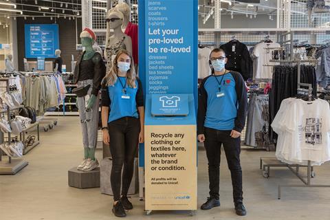 Primark recycling programme