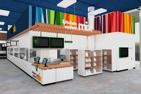 Kitchen United Mix kitchen in a Kroger supermarket