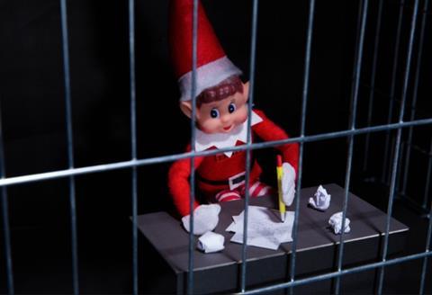 Elf behind bars