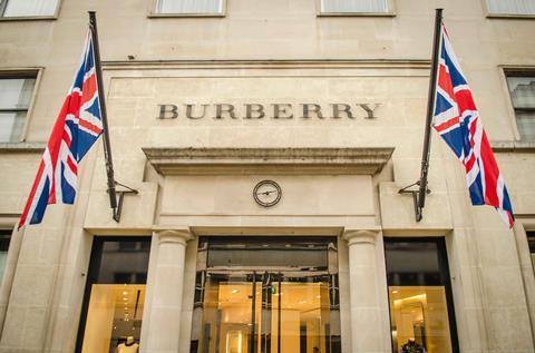 Burberry store exterior London