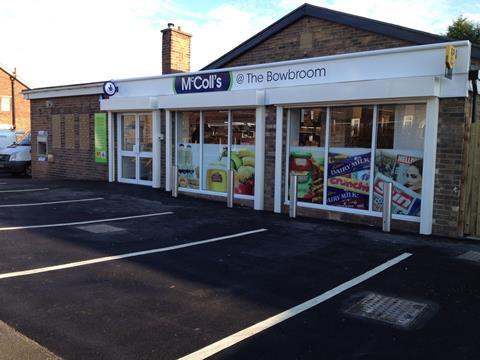 McColl’s has posted a drop in full-year profits as the acquisition of almost 300 Co-op stores dented its bottom line.