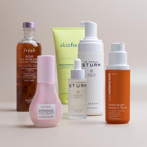 Skincare range