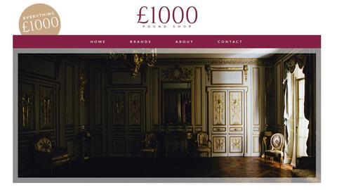 A store where everything costs £1000 has opened in Mayfair