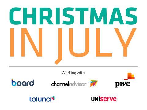 Christmas is July locked in logo