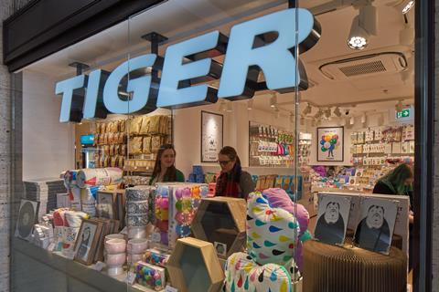 Tiger's first underground store at St James's Park underground station